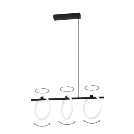 Eglo - LED Πολύφωτο με καλώδιο 3xLED/9W/230V