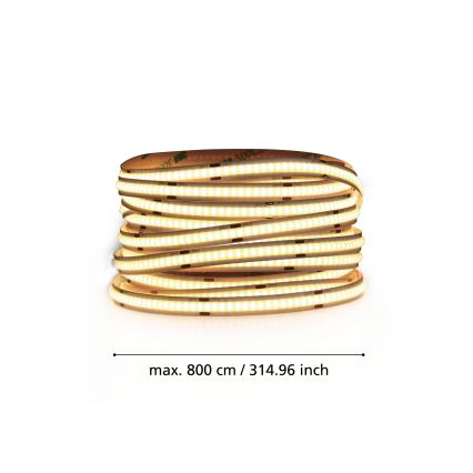 Eglo - Ταινία LED 8m LED/64W/24/230V 3000K