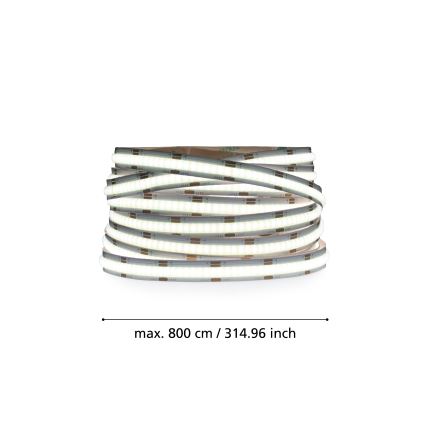 Eglo - Ρυθμιζόμενη LED ταινία 8m COB STRIPE LED/52,8W/24/230V 2700-6500K + τηλεχειριστήριο