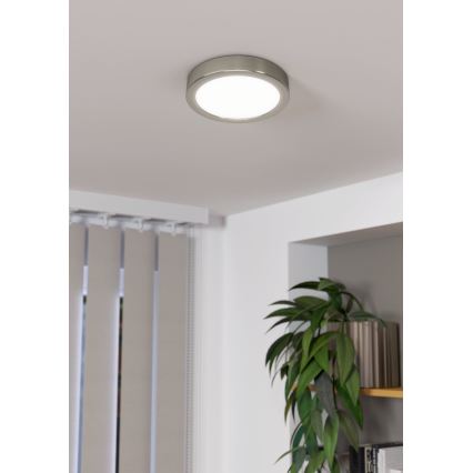 Eglo - LED Dimmable φωτιστικό οροφής LED/11W/230V χρώμιο