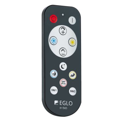 Eglo - Φωτιστικό οροφής LED Dimmable LED/25,6W/230V + τηλεχειριστήριο