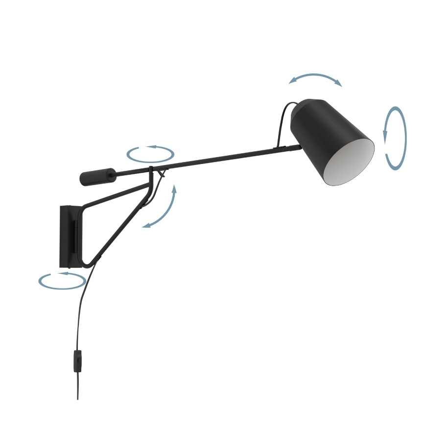 Eglo - Επιτοίχιο φωτιστικό 1xE27/28W/230V