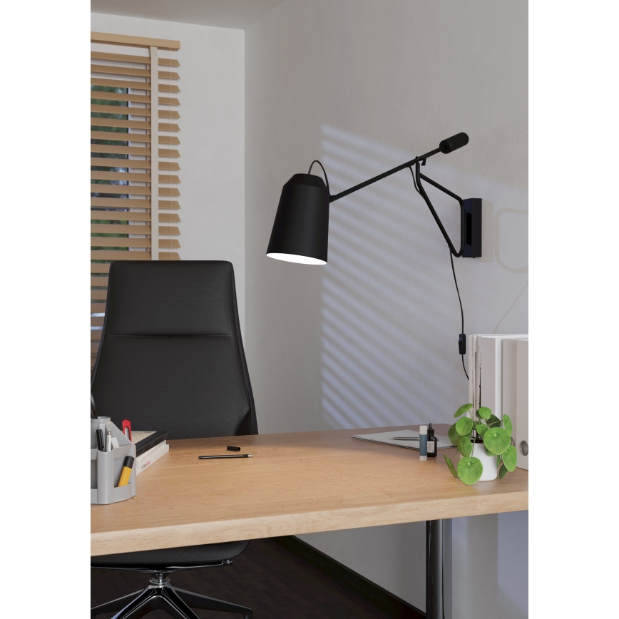 Eglo - Λάμπα τοίχου 1xE27/28W/230V