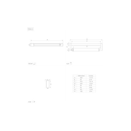 Eglo - Φωτιστικό καθρέφτη μπάνιου LED LED/8,9W/230V IP44
