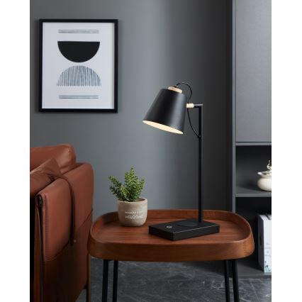 Eglo 900626 - Ρυθμιζόμενο LED φωτιστικό με ασύρματη φόρτιση LACEY LED/5,5W/230V