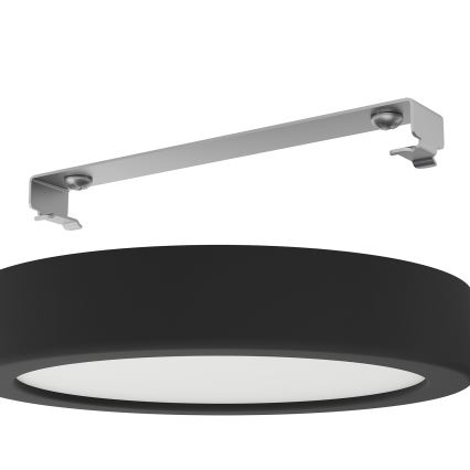 Eglo - Φωτιστικό οροφής για μπάνιο LED, 11W/230V, IP44, μαύρο, Ø 16 εκ.