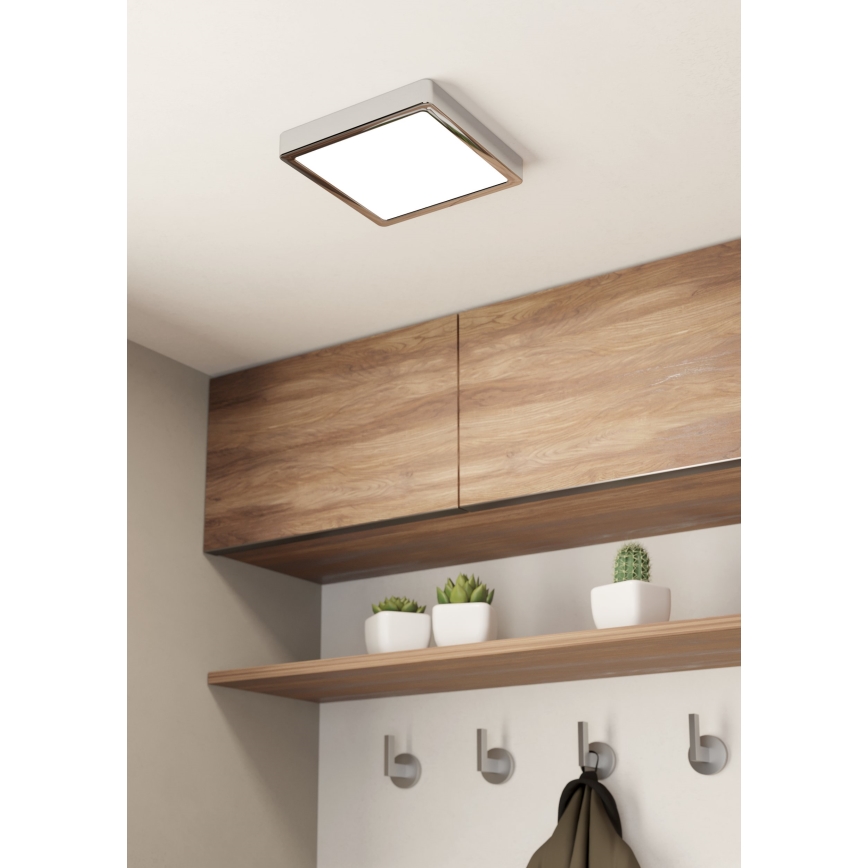 Eglo - Φωτιστικό οροφής μπάνιου LED LED/17W/230V IP44 γυαλιστερό χρώμιο