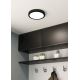Eglo - Φωτιστικό οροφής μπάνιου LED LED/17W/230V μαύρο IP44