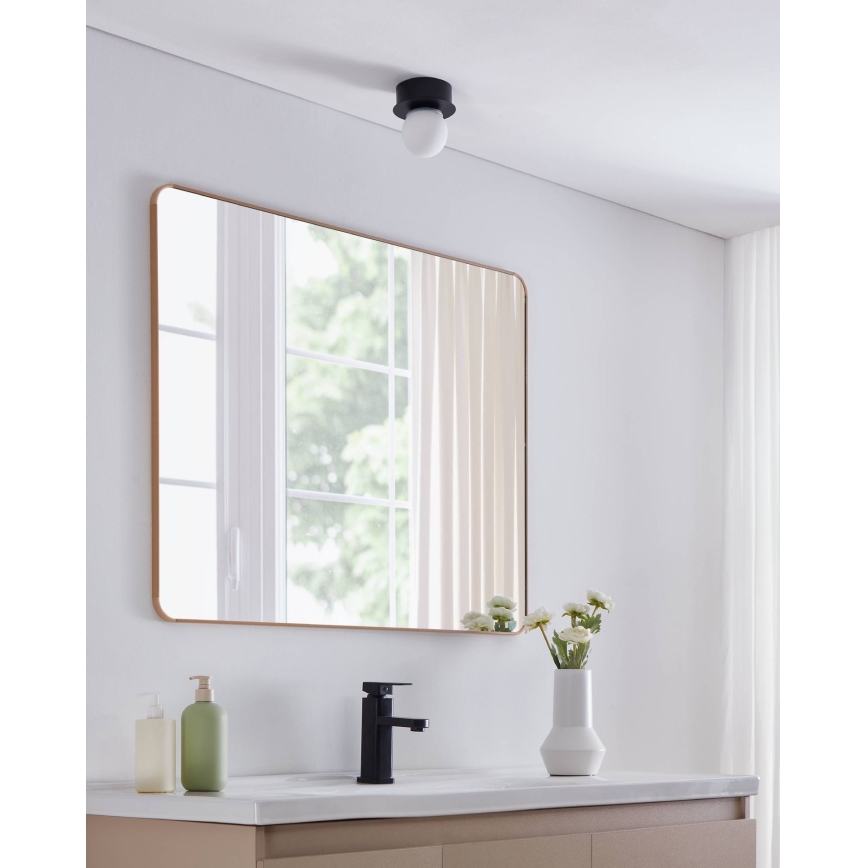 Eglo - Φωτιστικό οροφής μπάνιου LED LED/3,3W/230V IP44 μαύρο