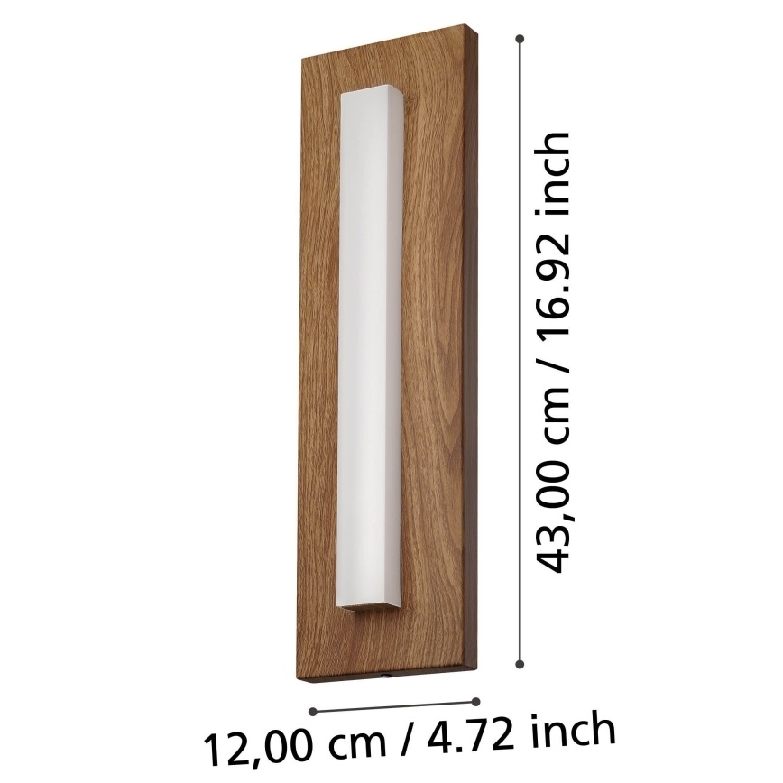 Eglo - Επιτοίχιο φωτιστικό εξωτερικού χώρου LED LED/7W/230V IP44