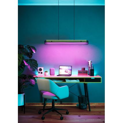 Eglo - LED RGBW Κρεμαστό φωτιστικό οροφής ντιμαριζόμενο LED/34W/230V 2700-6500K