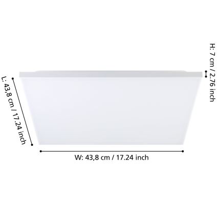 Eglo - Φωτιστικό οροφής LED LED/21W/230V