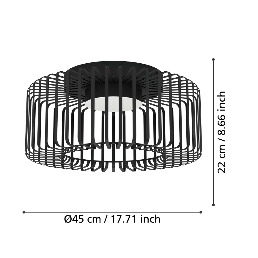 Eglo - LED RGBW Dimmable φωτιστικό οροφής LED/22W/230V 2700-6500K