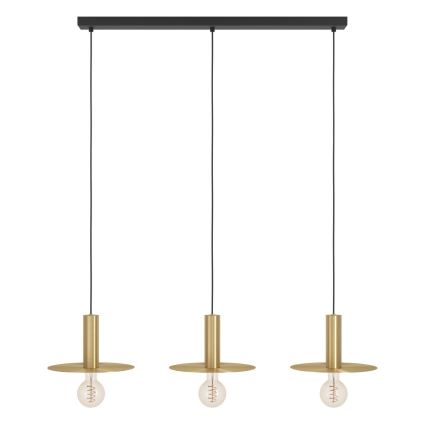 Eglo - Πολύφωτο με συρματόσχοινο 3xE27/40W/230V