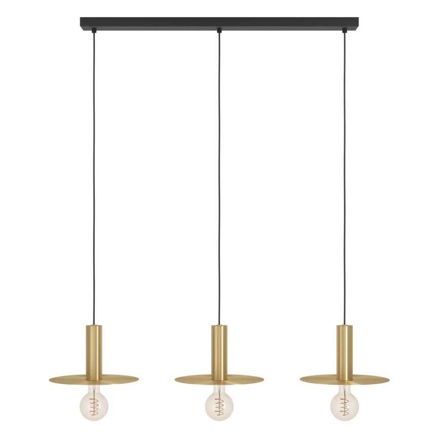 Eglo - Πολύφωτο με συρματόσχοινο 3xE27/40W/230V