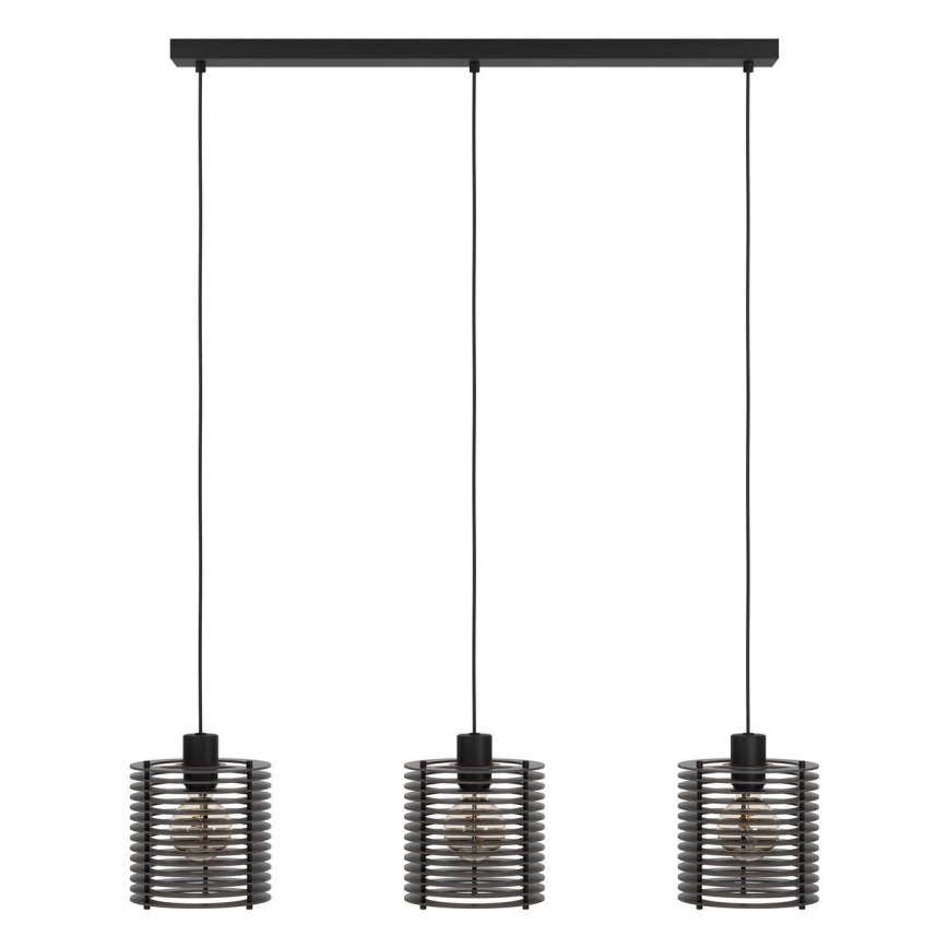 Eglo - Πολύφωτο με συρματόσχοινο 3xE27/40W/230V