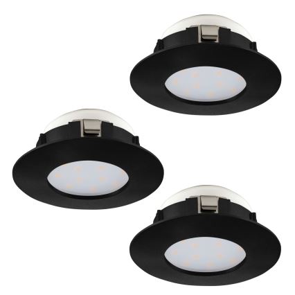 Eglo - ΣΕΤ 3x LED Εντοιχιστό φωτιστικό μπάνιου PINEDA LED/4,9W/230V IP44