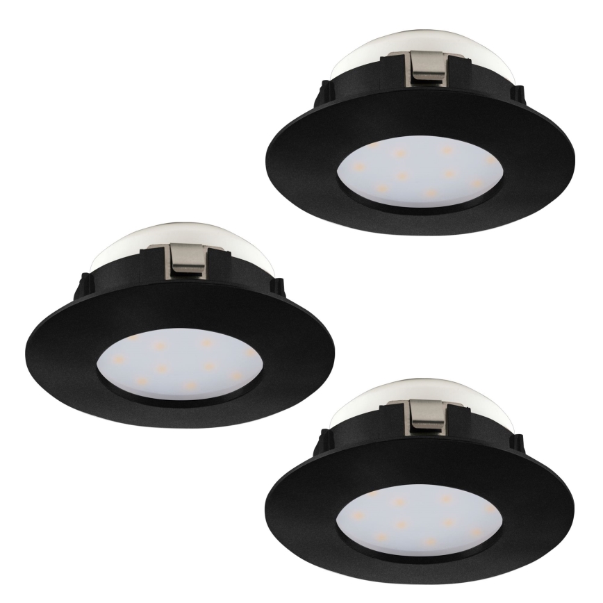 Eglo - ΣΕΤ 3x Κρεμαστό φωτιστικό οροφής μπάνιου LED PINEDA LED/4,9W/230V IP44