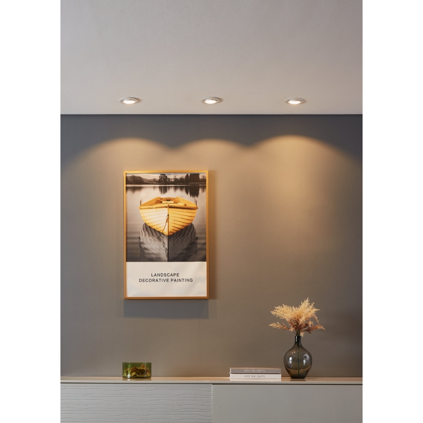 Eglo - ΣΕΤ 3xLED Φωτιστικά ντιμαριζόμενα 3xLED/6W/230V λευκό