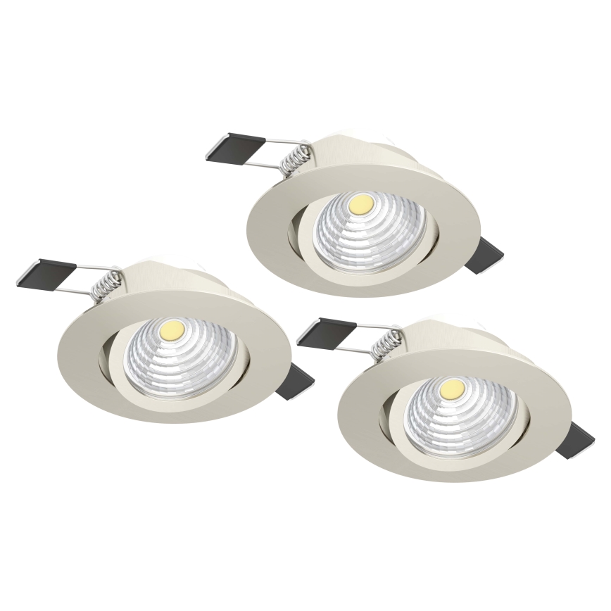 Eglo - ΣΕΤ 3xLED Φωτιστικό dimming 3xLED/6W/230V ματ χρώμιο