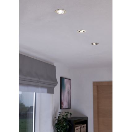 Eglo - ΣΕΤ 3xLED Φωτιστικό dimming 3xLED/6W/230V ματ χρώμιο