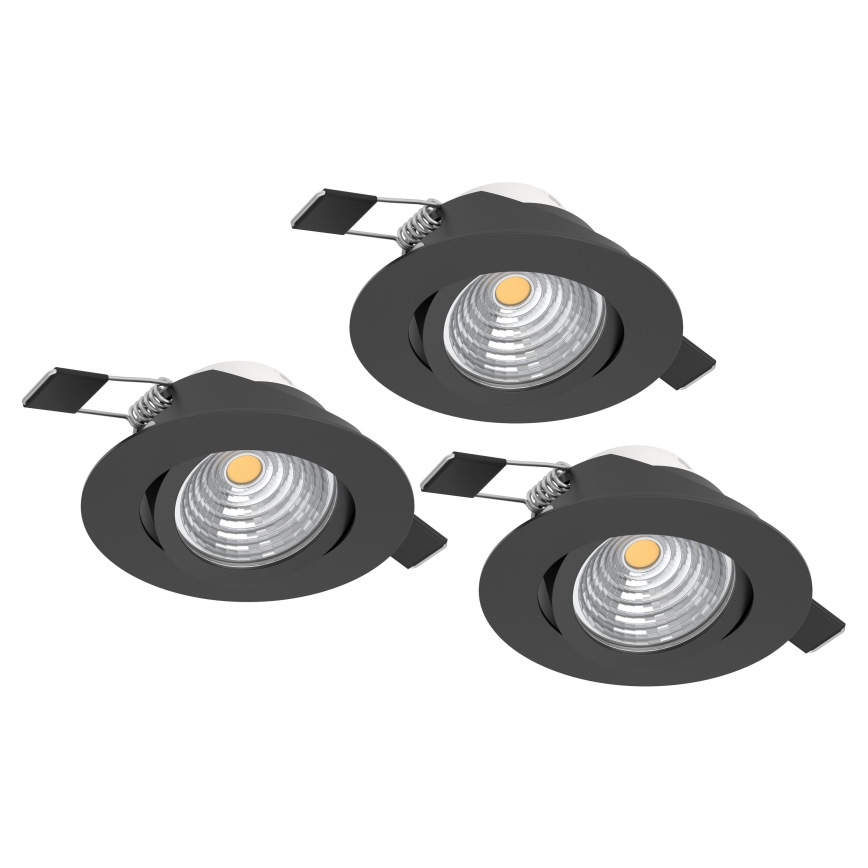 Eglo - ΣΕΤ 3x LED Ρυθμιζόμενο φωτιστικό οροφής SALICETO LED/6W/230V
