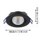 Eglo - ΣΕΤ 3x LED Dimmable χωνευτό φωτιστικό SALICETO LED/6W/230V