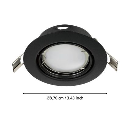 Eglo - Χωνευτό Φωτιστικό LED 1xGU10/4,6W/230V