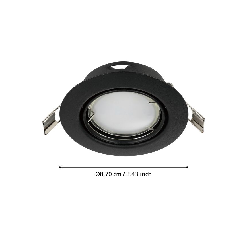 Eglo - Χωνευτό Φωτιστικό LED 1xGU10/4,6W/230V