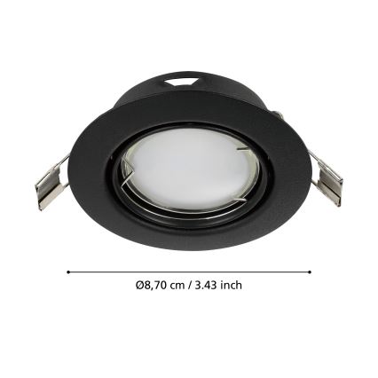 Eglo - ΣΕΤ 3x Χωνευτά Φωτιστικά LED PENETO 1xGU10/4,6W/230V