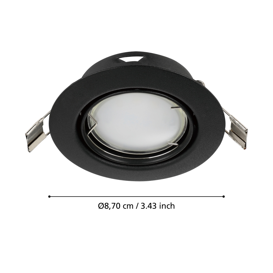 Eglo - ΣΕΤ 3x Χωνευτά Φωτιστικά LED PENETO 1xGU10/4,6W/230V