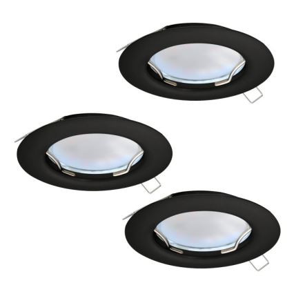 Eglo - ΣΕΤ 3x Χωνευτό Φωτιστικό LED PENETO 1xGU10/2,8W/230V