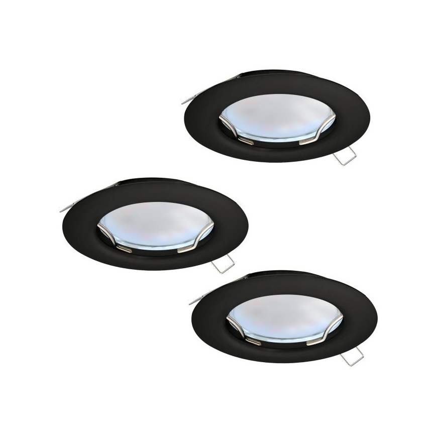 Eglo - ΣΕΤ 3x Χωνευτό Φωτιστικό LED PENETO 1xGU10/2,8W/230V