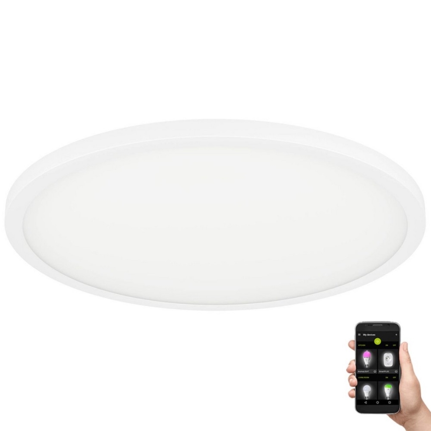 Eglo - LED Dimmable φωτιστικό οροφής LED/41W/230V διάμετρος 60 cm λευκό
