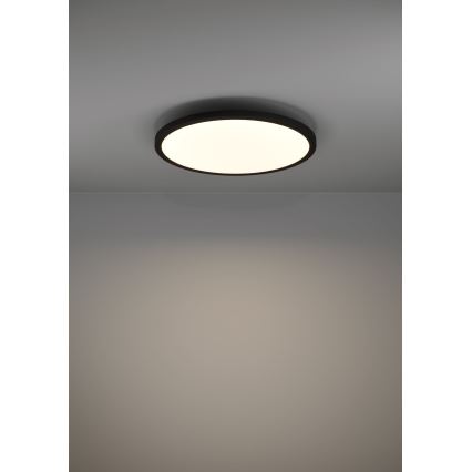 Eglo - LED Dimmable φωτιστικό οροφής LED/33,5W/230V διάμετρος 45 cm μαύρο