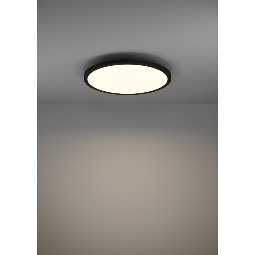 Eglo - LED Dimmable φωτιστικό οροφής LED/33,5W/230V διάμετρος 45 cm μαύρο