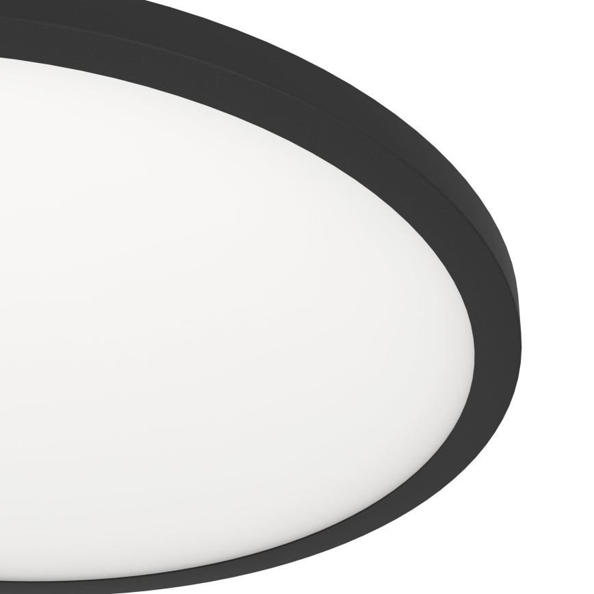 Eglo - LED Dimmable φωτιστικό οροφής LED/33,5W/230V διάμετρος 45 cm μαύρο