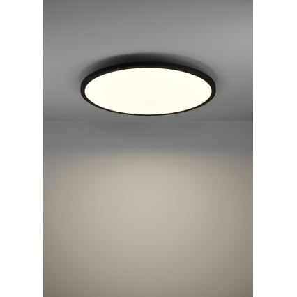 Eglo - LED Dimmable φωτιστικό οροφής LED/41W/230V διάμετρος 60 cm μαύρο