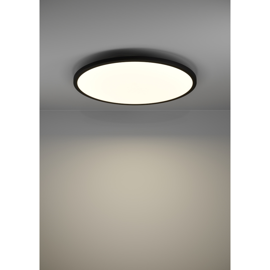 Eglo - LED Dimmable φωτιστικό οροφής LED/41W/230V διάμετρος 60 cm μαύρο
