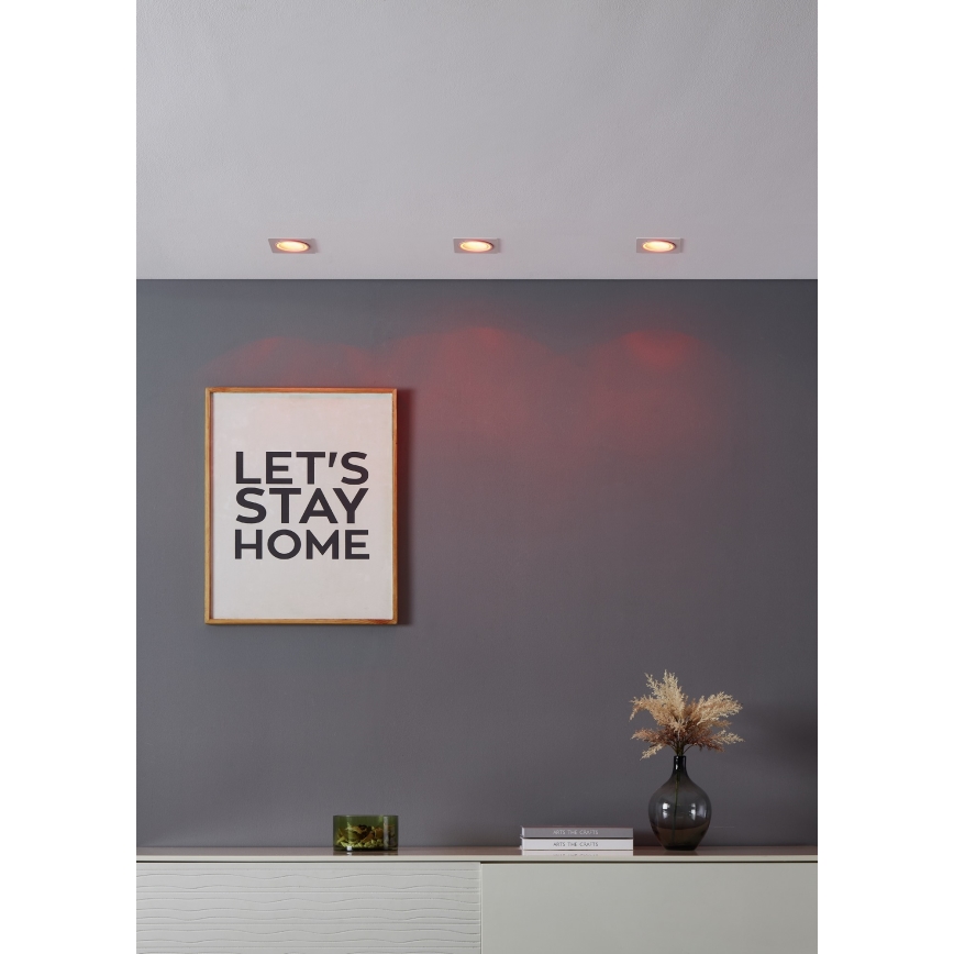 Eglo - LED RGBW Κρεμαστό φωτιστικό οροφής dimming LED/4,7W/230V λευκό