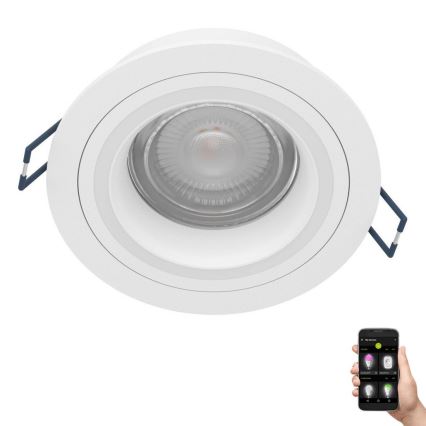 Eglo - LED RGBW Κρεμαστό φωτιστικό οροφής dimming LED/4,7W/230V λευκό