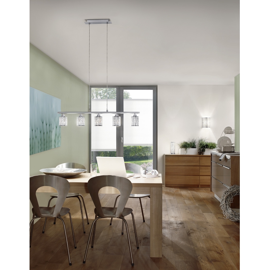 Eglo 90077 - Επιτραπέζια λάμπα ALMERA 1 1xE27/60W/230V