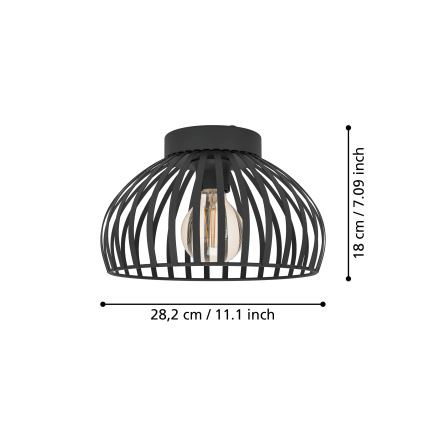 Eglo - Φωτιστικό οροφής 1xE27/40W/230V διάμετρος 28 cm