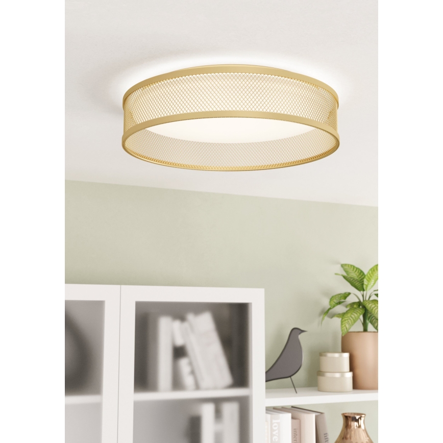 Eglo - Φωτιστικό οροφής LED LED/20W/230V χρυσαφί