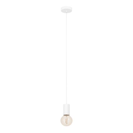 Eglo - Πολύφωτο με συρματόσχοινο 1xE27/40W/230V λευκό