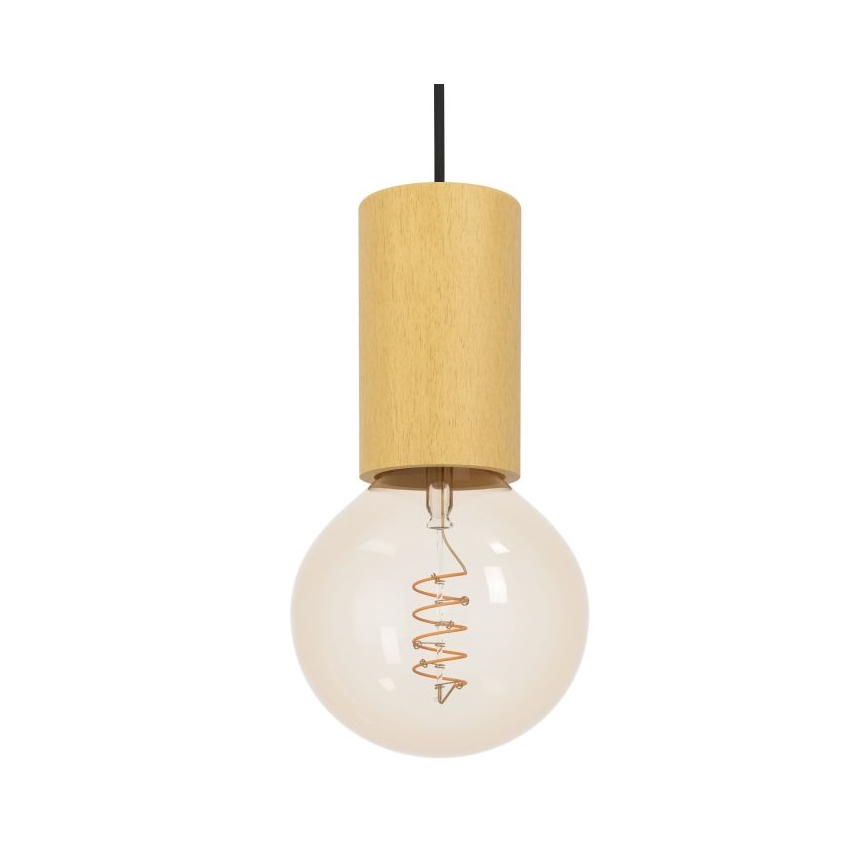 Eglo - Πολύφωτο με συρματόσχοινο 1xE27/40W/230V καφέ