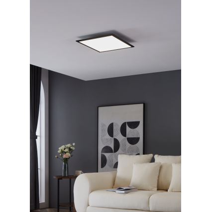 Eglo - Φωτιστικό οροφής LED LED/21,5W/230V 45x45 cm μαύρο