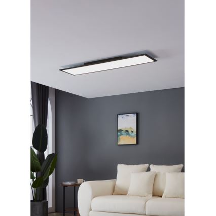 Eglo - Φωτιστικό οροφής LED LED/33W/230V 120x30 cm μαύρο