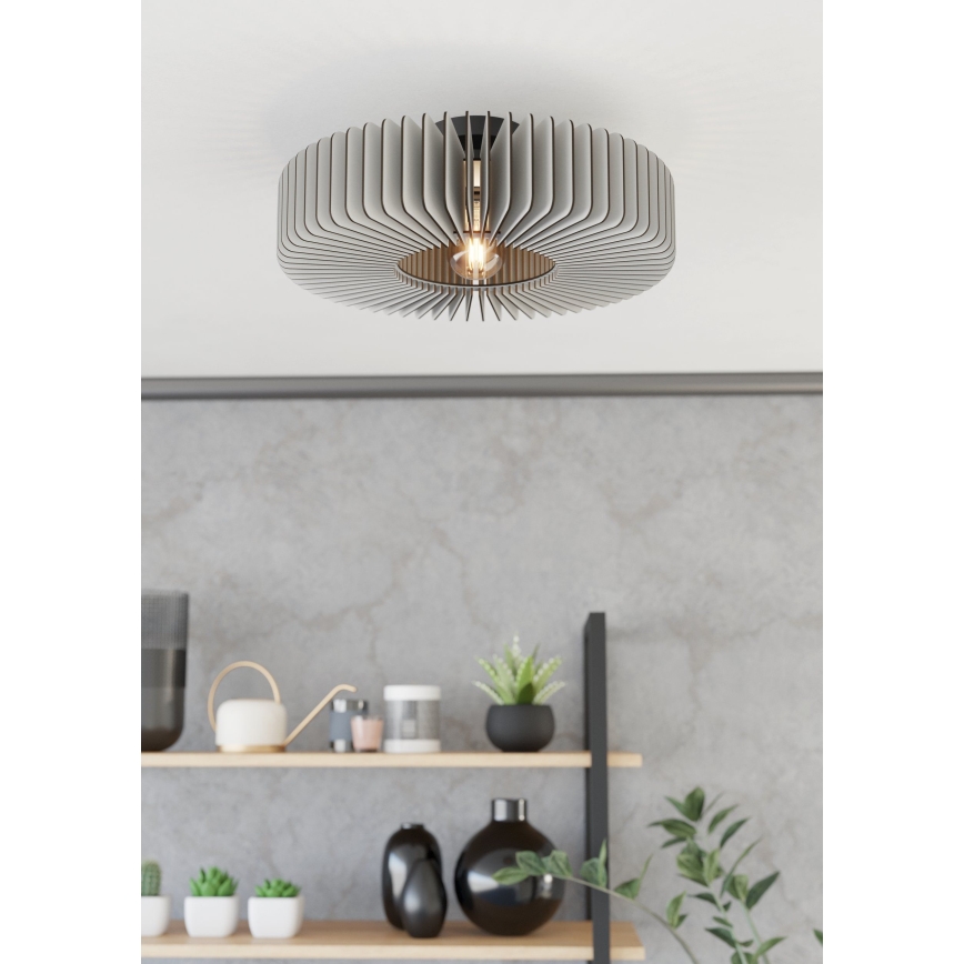 Eglo - Φωτιστικό οροφής 1xE27/40W/230V γκρι