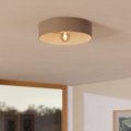 Eglo 900838 - Φωτιστικό οροφής DUAIA 1xE27/40W/230V καφέ